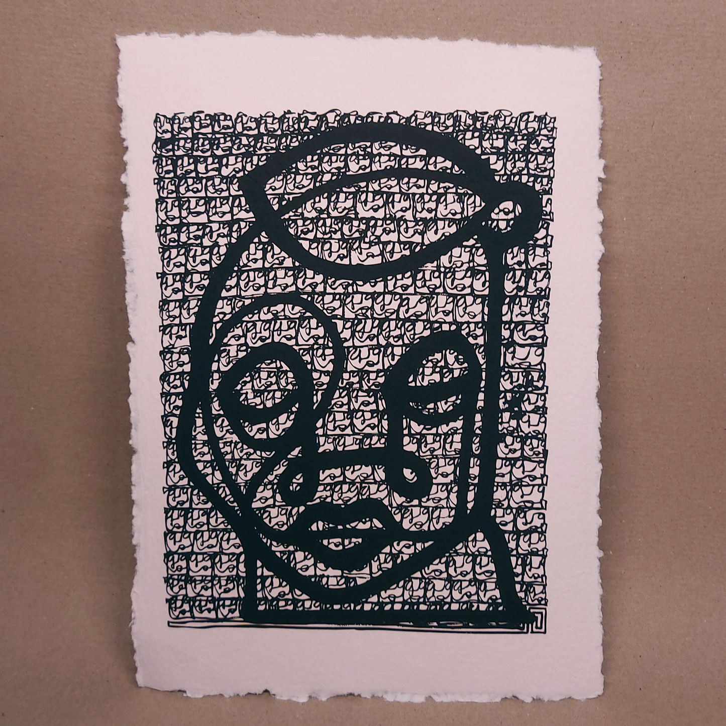 SATISFIED GUY - Artprint