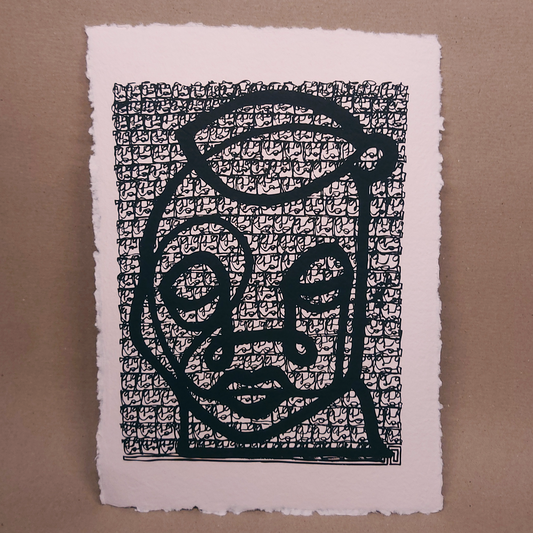 SATISFIED GUY - Artprint